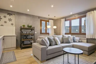 Zona de estar de Luderna - Apartamento Des Puis