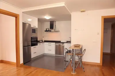 Una cocina o zona de cocina en Apartamento Buruntzali