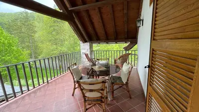Un balcón o terraza de La Borda del Tío Nicolás - Selva de Irati