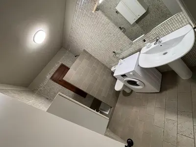 Un baño de Casa Ángeles