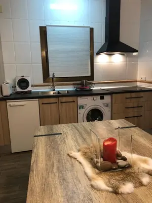 Una cocina o zona de cocina en DUPLEX ALPINO