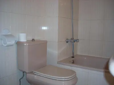 Un baño de Apartamentos Los Tilos
