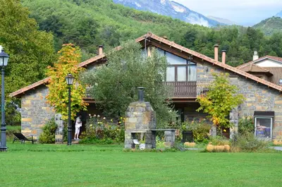 Paisaje cerca of this country house