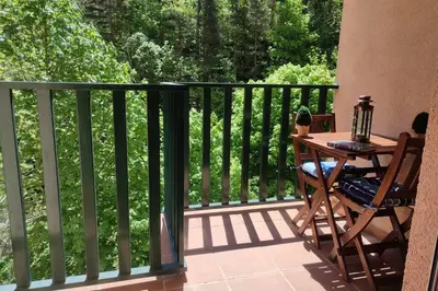 Un balcón o terraza de Martina VUT , Estación de Canfranc