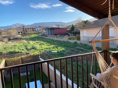 Paisaje cerca de este chalet de montaña