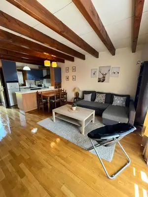 Una cocina o zona de cocina en Duplex Familiar Izarraitz
