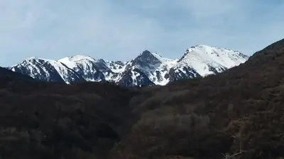 Vista general de una montaña o vista desde el apartamento