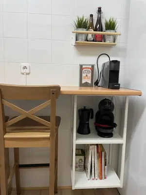 Biblioteca en el apartamento