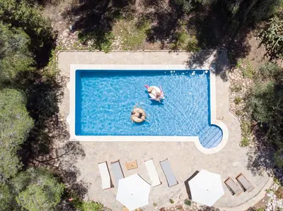 Piscina en o cerca de AldeaMia, Cozy villa for 8 people, pool, mountain view, beach at 8 min
