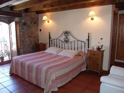 Cama o camas de una habitación en Casa Palacin