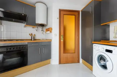 Una cocina o zona de cocina en Alojamiento Turístico Calle Mayor Jaca