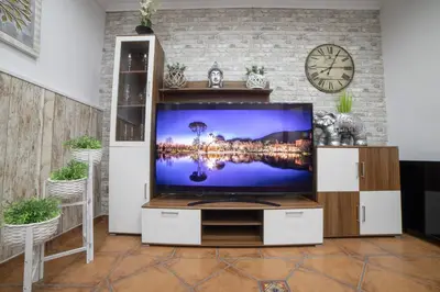 Una televisión o centro de entretenimiento en APARTAMENTO LA VEGUILLA