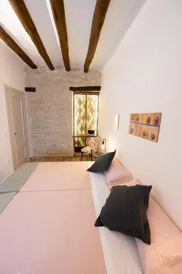 Cama o camas de una habitación en Casa l'Escorretger