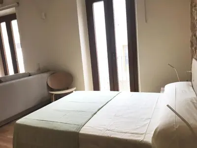 Cama o camas de una habitación en Apartaments Casa el Metge