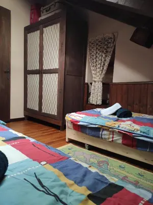 Cama o camas de una habitación en BORAU - Casa 150m2 con JARDÍN Y BARBACOA