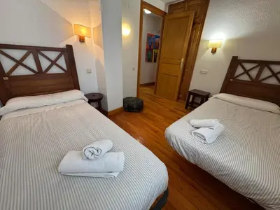 Cama o camas de una habitación en B15 - Ático Los Copos - Villmor