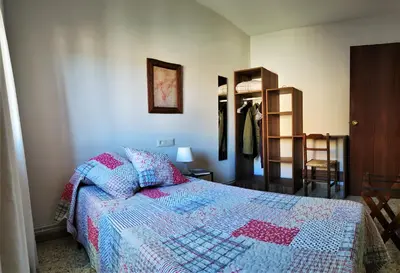 Cama o camas de una habitación en Casa Rural Tobal