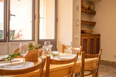 Plano de Amplio apartamento rural con terraza
