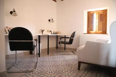 Zona de estar de Casa Bécquer