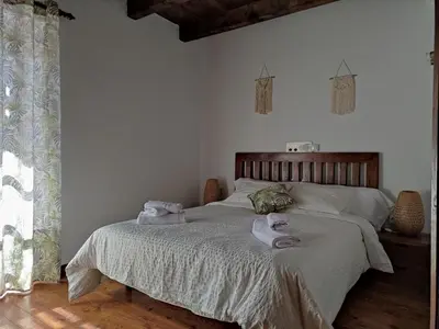 Cama o camas de una habitación en Apartamento de la Marmota