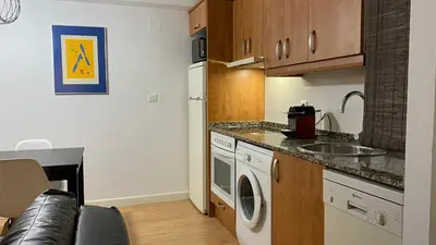Una cocina o zona de cocina en LC Apartamentos César Augusto