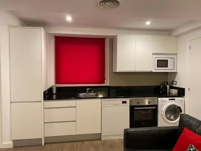 Una cocina o zona de cocina en LC Apartamentos César Augusto