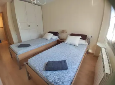 Cama o camas de una habitación en Apartamento El Falcar