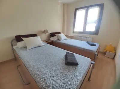 Cama o camas de una habitación en Apartamento El Falcar