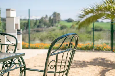 Jardín al aire libre en Acogedora casa rural a 10 minutos de Pamplona