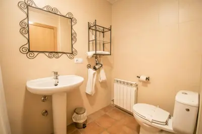 Un baño de Acogedora casa rural a 10 minutos de Pamplona