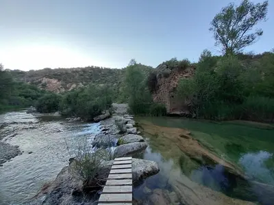 Paisaje cerca de este albergue