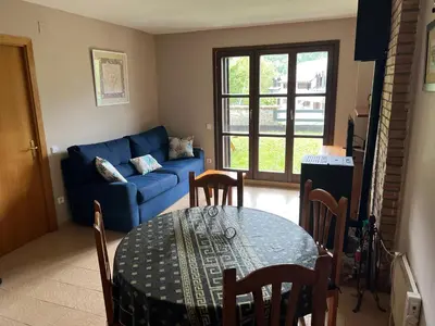 Zona de estar de Apartamento a pie de pistas de Espot ZZ House