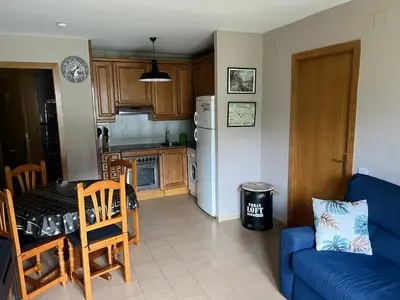 Una cocina o zona de cocina en Apartamento a pie de pistas de Espot ZZ House