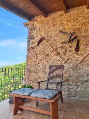 Un balcón o terraza de Cozy Apartment in Ardanué with View