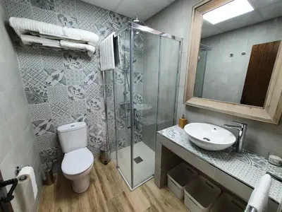 Un baño de Casa Rural Hospitalero