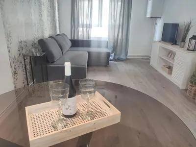 Una televisión o centro de entretenimiento en Apartamento Cameros