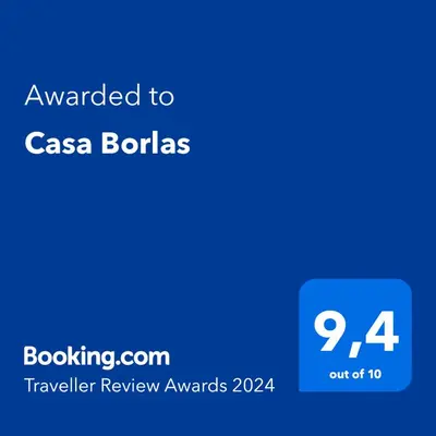 Certificado, premio, señal o documento que está expuesto en Casa Borlas