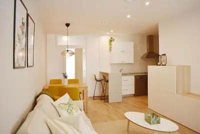 Una cocina o zona de cocina en APARTAMENTO ABUELA PILAR