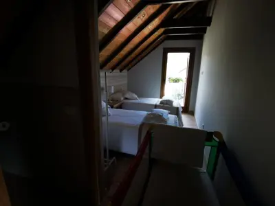 Cama o camas de una habitación en La Borda de Jaime