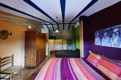 Cama o camas de una habitación en CA JOAN a VILLORES, Els Ports (País Valencià)
