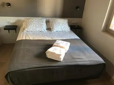 Cama o camas de una habitación en Parada de Txambonet 2