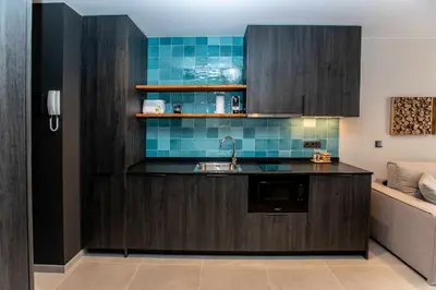 Una cocina o zona de cocina en MOCHO-RURAL-HOME LONJA B