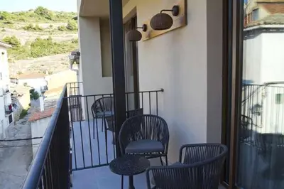 Un balcón o terraza de MOCHO-RURAL-HOME LONJA A