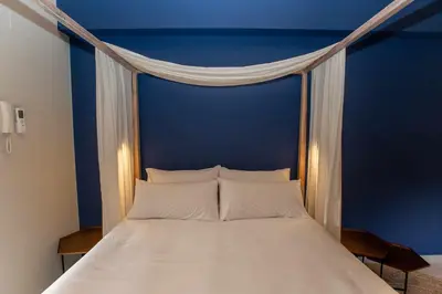 Cama o camas de una habitación en MOCHO-RURAL-HOME MATARRAÑA SUITE