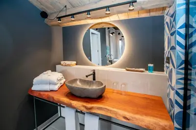 Un baño de MOCHO-RURAL-HOME ULLDEMO SUITE