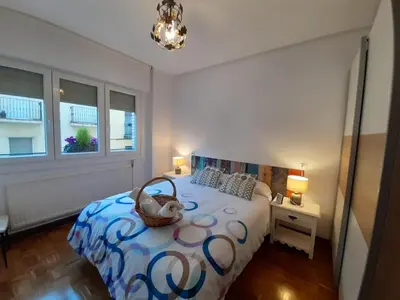 Cama o camas de una habitación en Lizarra 49
