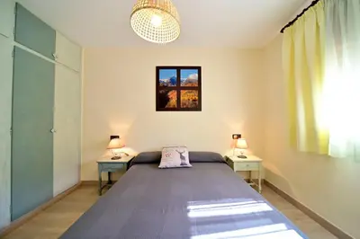 Cama o camas de una habitación en Casa Guineu