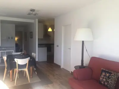 Zona de estar de Apartamento Balcón de Jaca