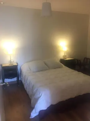 Cama o camas de una habitación en Apartamento Balcón de Jaca