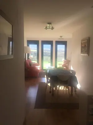Zona de estar de Apartamento Balcón de Jaca